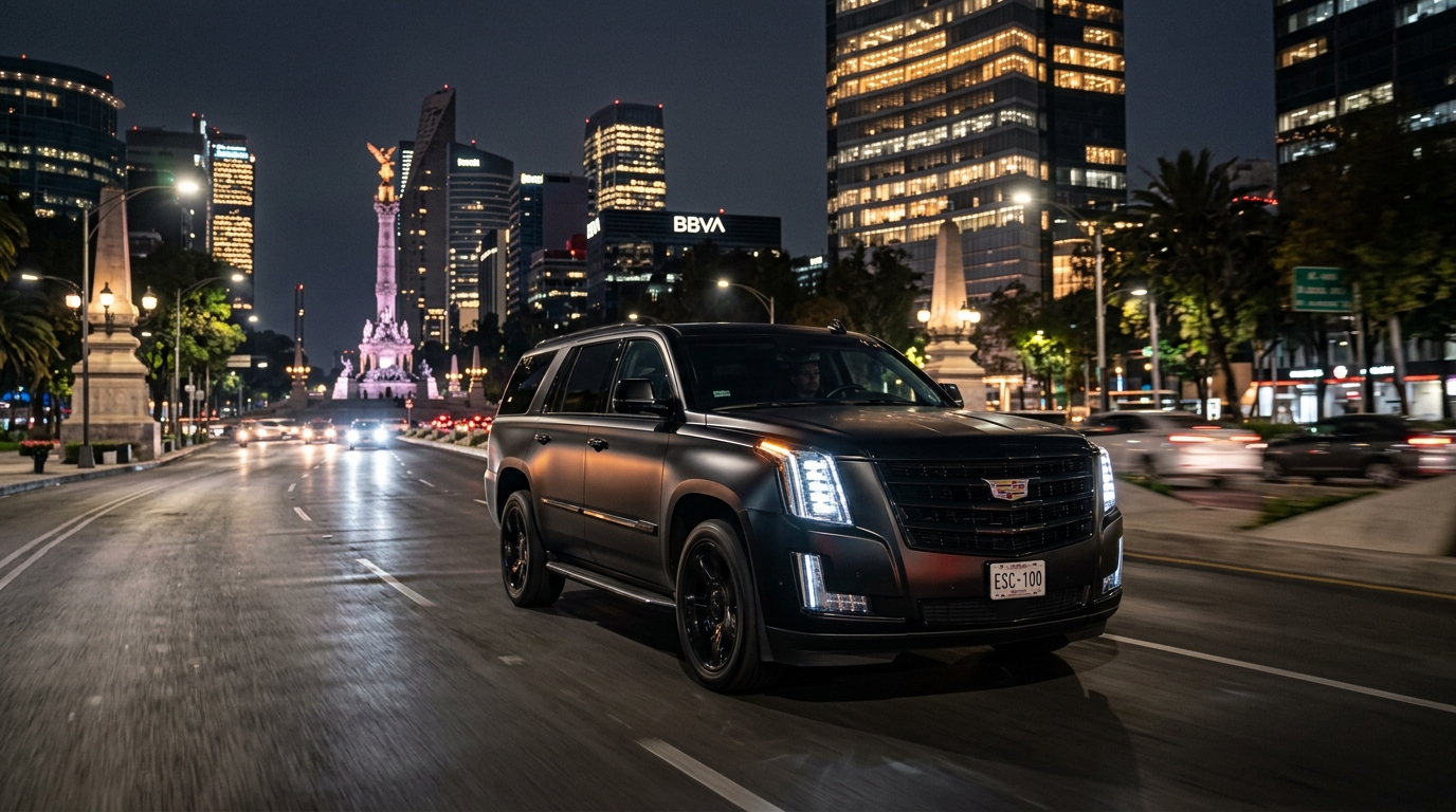 Camioneta de lujo blindada en CDMX por Smart Armor